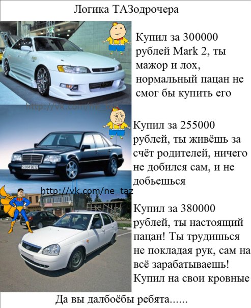 реальное отношение к людям на разных авто)